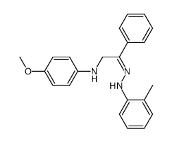 2-p-anisidino-1-phenyl-ethanone-o-tolylhydrazone Structure