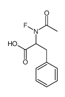 N-acetyl-ar-fluoro-3-phenyl-DL-alanine Structure