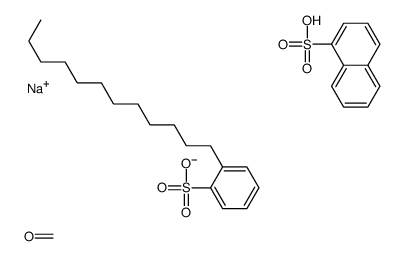 sodium,2-dodecylbenzenesulfonic acid,formaldehyde,naphthalene-1-sulfonate Structure