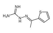 2-(1-thiophen-2-ylethylideneamino)guanidine结构式