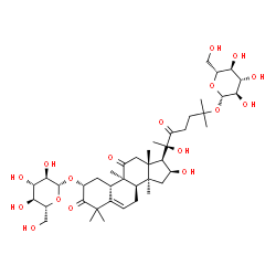 cucurbitacin R 2,25-diglucoside structure
