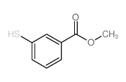 Methyl 3-mercaptobenzoate Structure