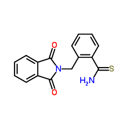 2-(PHTHALIMIDO-METHYL)-THIOBENZAMIDE structure