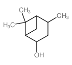 Bicyclo[3.1.1]heptan-2-ol,4,6,6-trimethyl- Structure