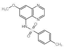 N-(7-Methoxy-5-quinoxalinyl)-4-methylbenzenesulfonamide structure