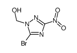 (5-bromo-3-nitro-1H-1,2,4-triazol-1-yl)methanol Structure