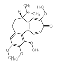 Benzo[a]heptalen-10(5H)-one,7-(dimethylamino)-6,7-dihydro-1,2,3,9-tetramethoxy-, (S)- (9CI)结构式