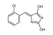 5-[(2-chlorophenyl)methylidene]imidazolidine-2,4-dione Structure