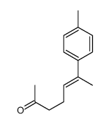 6-(4-methylphenyl)hept-5-en-2-one Structure