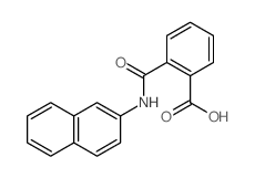 Phthalamic acid, N-2-naphthyl- Structure