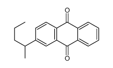 2-sec-pentylanthraquinone结构式