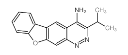3-propan-2-yl-[1]benzofuro[3,2-g]cinnolin-4-amine Structure