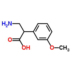 Benzeneacetic acid, alpha-(aminomethyl)-3-methoxy- (9CI)结构式