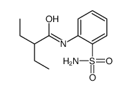 2-ethyl-N-(2-sulfamoylphenyl)butanamide Structure