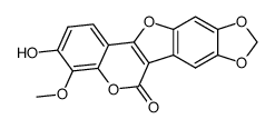 sophoracoumestan B Structure