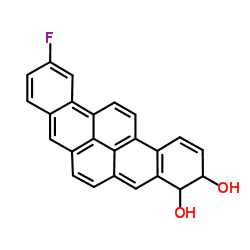 11-Fluoro-3,4-dihydrobenzo[rst]pentaphene-3,4-diol结构式