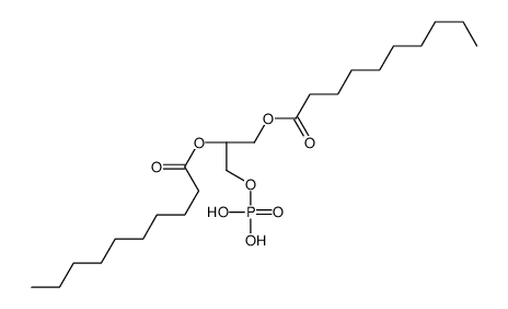 1,2-didecanoyl-3-phosphatidic acid结构式