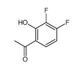 1-(3,4-Difluoro-2-hydroxyphenyl)ethanone结构式