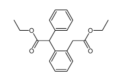 ethyl o-(α-ethoxycarbonylbenzyl)phenylacetate结构式