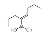[(E)-oct-4-en-4-yl]boronic acid结构式