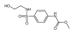 methyl N-[4-(2-hydroxyethylsulfamoyl)phenyl]carbamate Structure