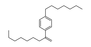 1-heptyl-4-non-1-en-2-ylbenzene结构式