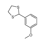 1,3-DITHIOLANE, 2-(m-METHOXYPHENYL)- structure