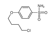 4-(4-chlorobutoxy)benzenesulfonamide结构式