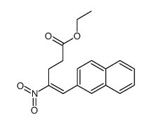 ethyl 5-(naphthalen-2-yl)-4-nitropent-4-enoate Structure