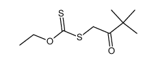 dithiocarbonic acid S-(3,3-dimethyl-2-oxobutyl) ester O-ethyl ester结构式