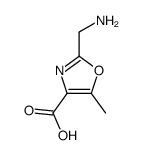 2-(aminomethyl)-5-methyl-1,3-oxazole-4-carboxylic acid Structure