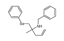 N-benzyl-2-methyl-1-phenylselanylpent-4-en-2-amine Structure