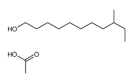 acetic acid,9-methylundecan-1-ol Structure