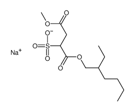 sodium,1-(2-ethylhexoxy)-4-methoxy-1,4-dioxobutane-2-sulfonate Structure