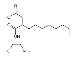 2-aminoethanol,2-octylbutanedioic acid结构式