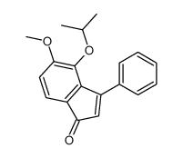 5-methoxy-3-phenyl-4-propan-2-yloxyinden-1-one Structure