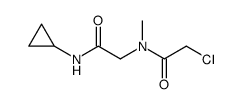 Acetamide, 2-chloro-N-[2-(cyclopropylamino)-2-oxoethyl]-N-methyl Structure