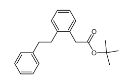 bibenzyl-2-yl-acetic acid tert-butyl ester结构式