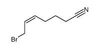 (Z)-7-bromohept-5-enenitrile结构式