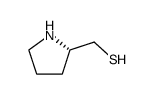 (S)-(+)-2-Pyrrolidinmethanthiol结构式