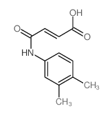 3-[(3,4-dimethylphenyl)carbamoyl]prop-2-enoic acid Structure
