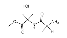 H-L-Ala-Aib-OMe hydrochloride Structure