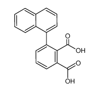 3-[1]naphthyl-phthalic acid结构式