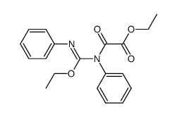 (ethoxy-phenylimino-methyl)-phenyl-oxalamic acid ethyl ester结构式