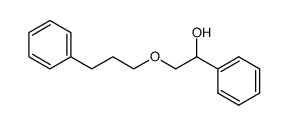 1-phenyl-2-(3-phenylpropoxy)ethanol结构式