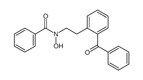 N-benzoyl N-hydroxy ((benzoyl-2) phenyl-2 ethylamine)结构式