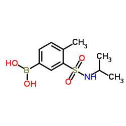 (3-(N-isopropylsulfamoyl)-4-Methylphenyl)boronic acid Structure