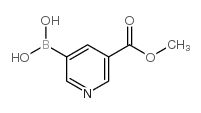 5-(Methoxycarbonyl)pyridine-3-boronic acid structure