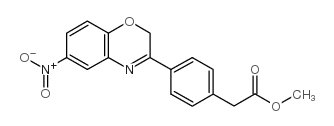 4-(6-Nitro-2H-1,4-benzoxazin-3-yl)benzeneacetic acid methyl ester picture