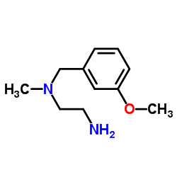 N-(3-Methoxybenzyl)-N-methyl-1,2-ethanediamine结构式